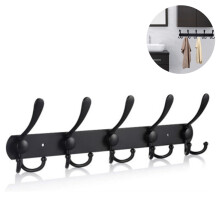 Porte-manteau en acier inoxydable à extrémités arrondies, pour une utilisation intensive