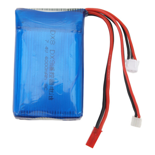 4000mAh 7.4V Remote Control Battery for DX8 DX9 Transmitters 1