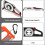 Emboadlie Portable Mechanical Inclinometer Rotary Scale Level Vial Orange Handheld Angle Finder for Construction 3