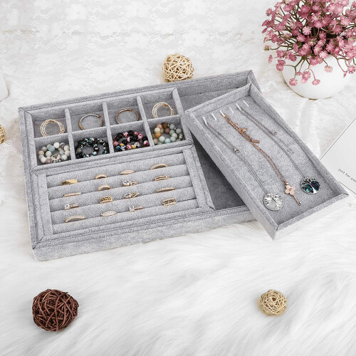 Stackable Jewelry Organizer Trays, Personalized Storage Solutions For Your Precious Treasures 2