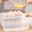 Egg Organizer, Smart Storage, Portable Egg Carrier, Durable Plastic, Transparent Box For Camping And Picnics 6