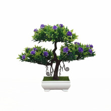 Artificial Bonsai Tree, Simulation Design for Long-Term Indoor Home Decoration, Bright Color No Watering Needed Decor for Living Room Garden Balcony,