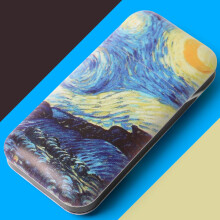 Star Sky 10-Capacity Plastic Cigarette Case, Compact 115x55mm