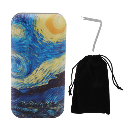 Star Sky 10-Capacity Plastic Cigarette Case, Compact 115x55mm 2