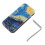 Star Sky 10-Capacity Plastic Cigarette Case, Compact 115x55mm 16