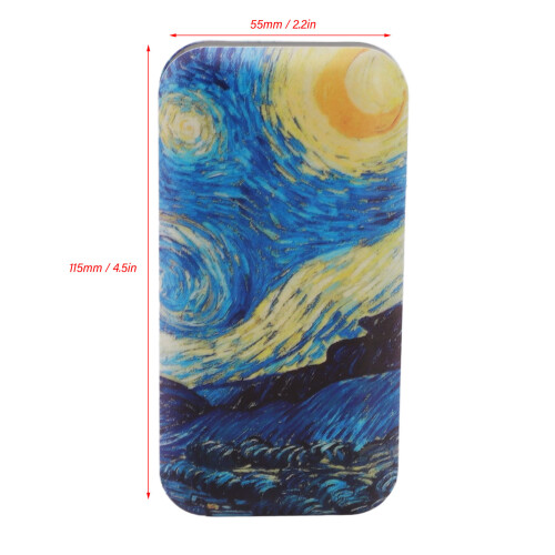 Star Sky 10-Capacity Plastic Cigarette Case, Compact 115x55mm 1