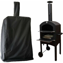 Telo di copertura per barbecue utilizzabile tutto l'anno, realizzato in tela resistente e impermeabile per una maggiore durata, con chiusura a