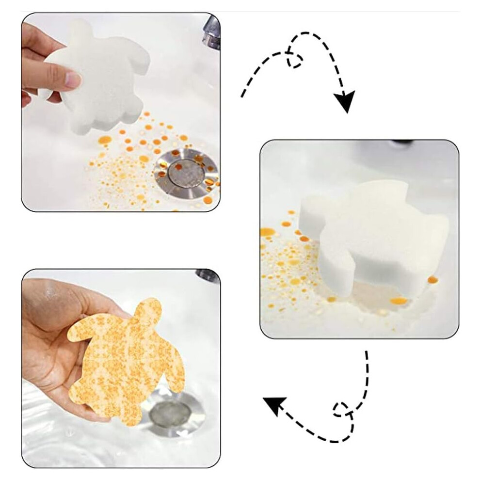 Hot Tub Sponge, Pool Sponge Oil Absorber Soaks Up Oil, Reusable Scum Absorbing Filter Sponge for Hot Tub, Swimming Pool, Spa (Pack Of 10)