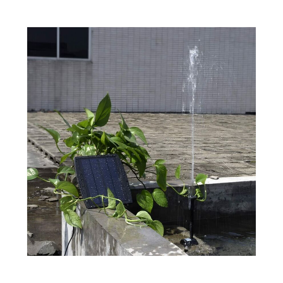 Submersible Solar Pump, 2.5W Brushless Dc Motor For Outdoor Fountains Bird Bath, Premium Quality Long Lifespan Automatic Operation Under Sunlight, 3 9128293256780