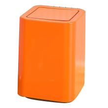 Garbage Can with Cartoon Pattern, 9L Plastic Wastebasket for Living Room Bedroom Kitchen, Durable Construction with Swing Lid and Odor Prevention,