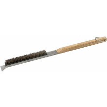 Versatile Pizza Oven Accessory: Copper Wire Grill Brush, High Temperature Resistant For Seamless Pizza Stone Maintenance