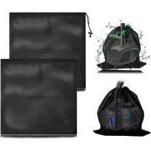 Industrial Grade Mesh Material Pump Barrier Bag for Aquatic Systems, Tear Resistant Pond Pump Filter Bag with Drawstring Design for Debris Control