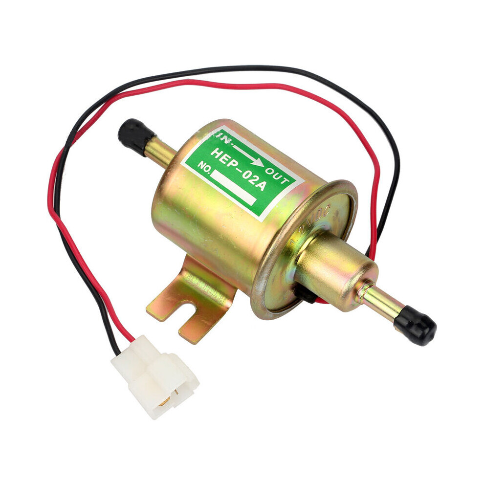 Electric Fuel Transfer Pump, Universal Low Pressure Inline Fuel Pump For Gasoline Lawn Mower And Diesel Engine, 12 Volt With Strong Suction 9405630853971
