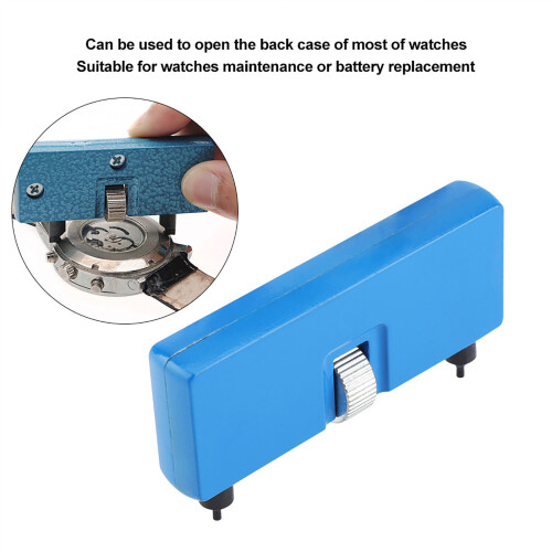 Ideal For Waterproof Case Opening, Multi-functional Tool, Practical Hand Tool For Watchmaker, Adjustable Watch Case Opener, Battery Replacement Tool 1