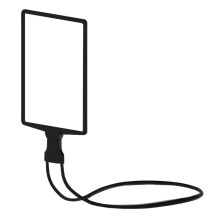 Halsweiterei Dislikeable Enlargement Sewing 3X Loupe Neck Lens Beacon, Swan Neck Flexible Stand Large Magnifier