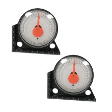 Inclinometer Tilt Angle Meter Magnetic Base 2Piece Precision Tool For Brick Layering And Tile Fixing Model 1
