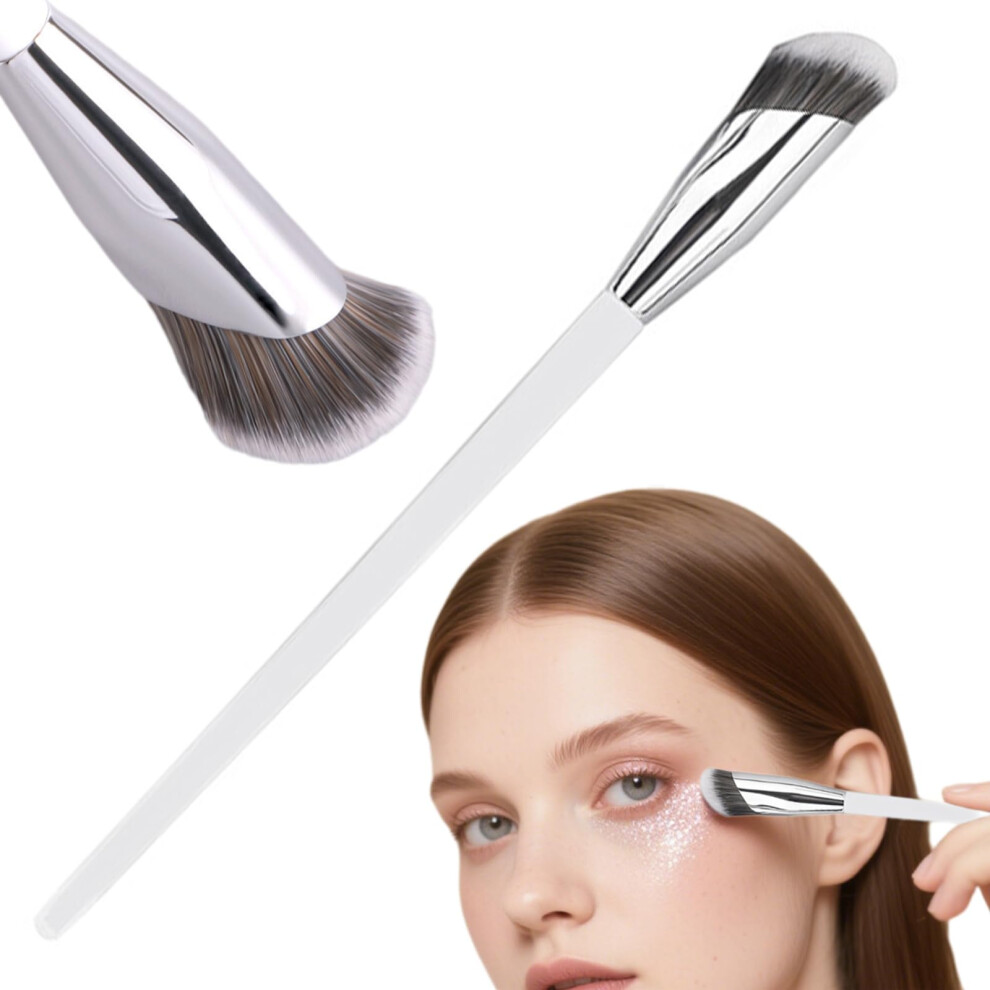 Concealer Brush Angled Precision for Under Eyes Seamless Blending Small Foundation Face Brush