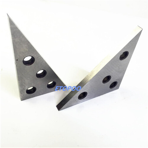 Gauge Block Set 2 Pcs/Set Solid Angle Plates Angle Block Set 306090 454590 Precision Machinist A Sliver2pcs 1
