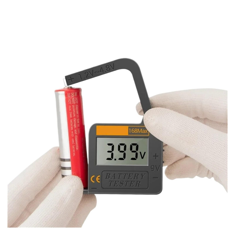 Digital Battery Capacity Tester Precision Portable Load Analyzer For Aaa Aa 9V Button Cells 9347817858402