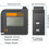 Digital Battery Tester  Precision Capacity Analyzer for AAA AA 9V and Button Cell 2