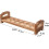 Wooden Egg Holder Stackable Storage Tray with Handle Rustic Farmhouse Kitchen Counter Organizer 4