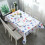 137 * 180cm Wipe Clean PVC Tablecloth Leaves Pattern, Rectangular, OilProof, Washable Table Cover Strawberry 1