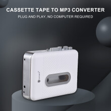 Tragbarer Kassettenspieler-zu-MP3-Konverter mit USB, Stereoton, max. 32 GB