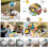 137 * 180cm Wipe Clean PVC Tablecloth Leaves Pattern, Rectangular, OilProof, Washable Table Cover Strawberry 4