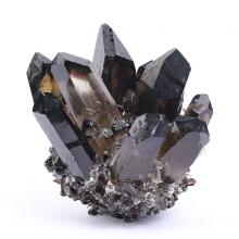 Natural Raw Smoky Quartz Crystal Cluster Tea Crystal Geode Stone Mineral Sample Gemstone for Reiki Healing Home Decoration, 500600g