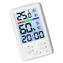 Präzises Hygrometer aus robustem Kunststoff zur Messung von