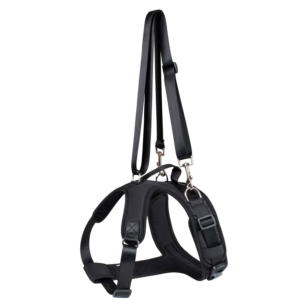 Dog harness for large dogs, with loops for the front and back, for older and injured disabled dogs.