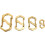 Stainless Steel Backpack Buckles Carabiner Type with Lock  Backpack Luggage Hooks AntiTheft Key Tools Key Lock Type 5