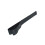 Schwarzes Trizeps-Pull-Down-Seil, langlebiges Nylon + Schaumstoff, vielseitiger Griff 9