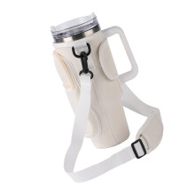Doppelwandige Wasserflaschentasche 40 Unzen Isolierter Trager, Apricot