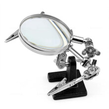 Desktop Magnifier with Adjustable Stand for Jewelry Making and Fine Work, Ideal for Detailed Tasks and Inspections