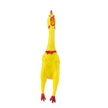 Poulet géant en caoutchouc pour les fêtes, jouet bruyant et anti-stress, idéal pour les farces. Fabriqué en caoutchouc durable et non toxique.