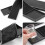 Bar Drain Mat Rectangular PVC, Black, 1PC, Raised Surface Design, Fast Drainage, For Kitchen Bar Restaurant Coaster 3