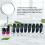 Makeup Organizer with Rounded Edges, Clear Acrylic Compact Organizer for Cosmetics (Easy to Clean) 4