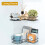 Efficient Wall Organization, Corner Bathroom Organizer with Easy Installation Non-Slip Adhesive, Rust Resistant Metal Construction for Durability, Bla 6