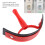 Horse Sweat Scraper Red, Professional PP Bathing Water Scraper 5