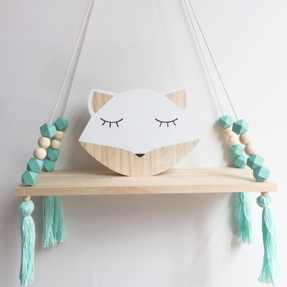 Innovative Rustic Boho Storage, Floating Shelves For Bohemian Minimalist Room, Hand Woven Cotton Rope Adds Free-Standing Shelf Effect To Home Wall Dec 9074015276560