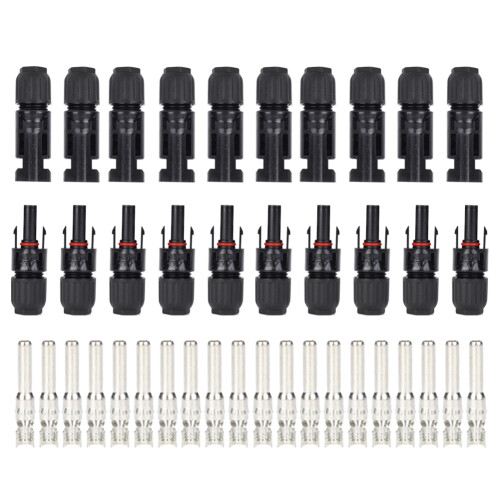 Solar Panel Connectors, Simple Convenient Application, High Temperature Resistance For Solar Cable Systems, Durable Material Offers Dependable Perform