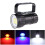 Diving Flashlight Underwater LED Torch 80M Waterproof Dive Light With 7 Modes Spherical Design Underwater Video Light Low Power Led Adaptable 6