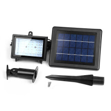 Adjustable Solar Panel Solar Powered Lights Outdoor IP65 Waterproof Bright White Light Outdoor Security Flood Lights Long Working Time Auto Dusk to