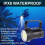Diving Flashlight Underwater LED Torch 80M Waterproof Dive Light With 7 Modes Spherical Design Underwater Video Light Low Power Led Adaptable 2