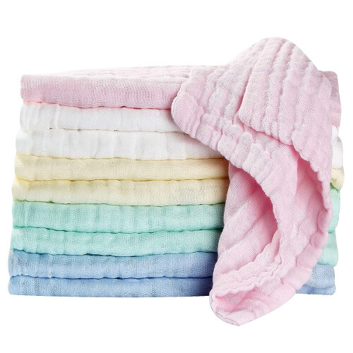 Σερβιέτες Cuddle Comfort για μωρά, 100% βαμβακερές μουσελίνες για ευαίσθητο δέρμα