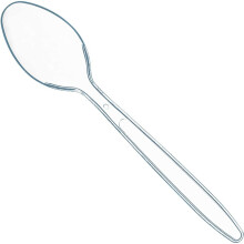 Disposable Flatware Pack, Stylish Appearance Clear Plastic Spoons For Versatile Use In Parties Or Daily Dining