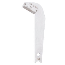 Stainless Steel Drill Bit Sharpening Gauge - Accurate Sharpening Tool for Workshop, Durable and Easy to Use