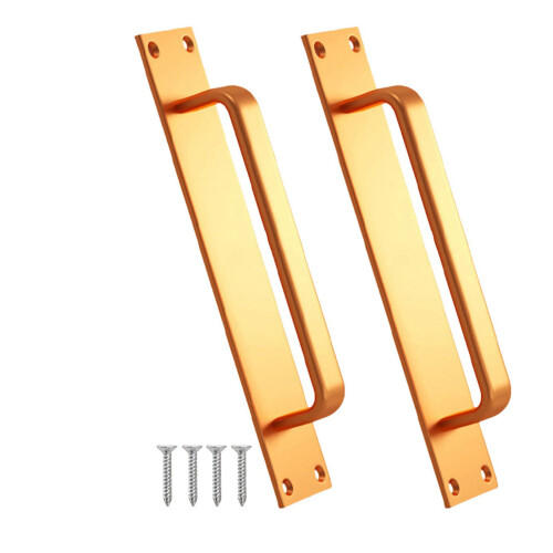 Poignées de porte, ensemble de 2-Modèle doré à double usage