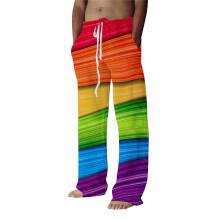 Rainbow Trousers Men's Gay Pride Rainbow Flag Sports Trousers Casual Cargo
